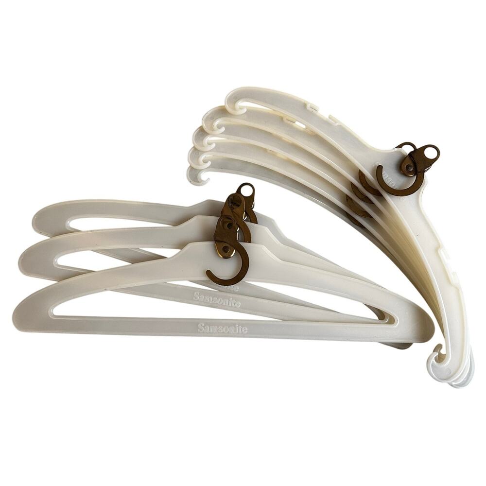 Vintage Samsonite Suitcase Hangers Set of 8